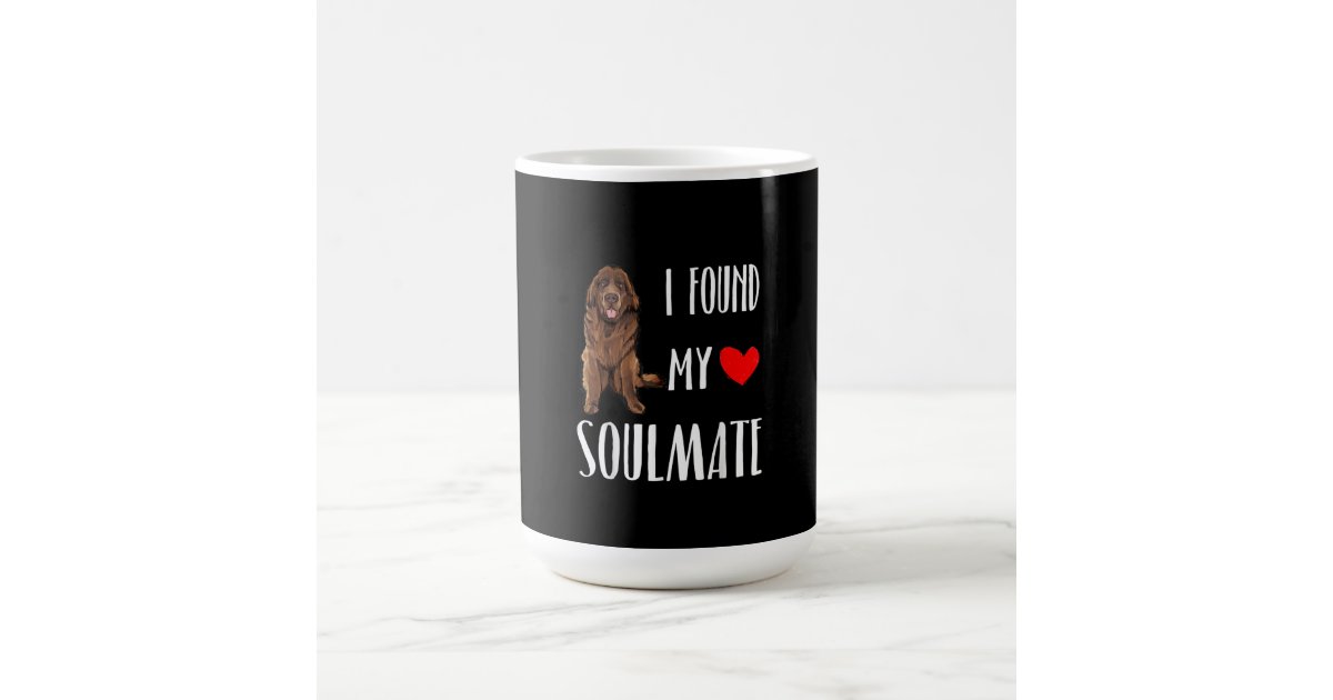 Ik Vond Mijn Soulmate Newfoundland Hondenliefhebbe Koffiemok | Zazzle.Nl