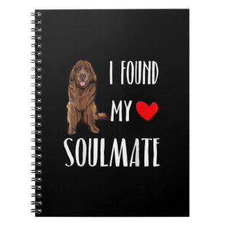 Ik vond mijn Soulmate Newfoundland Hondenliefhebbe Notitieboek