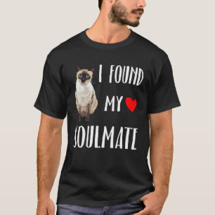 Ik vond mijn soulmate Siamese kat beste vriend T-shirt