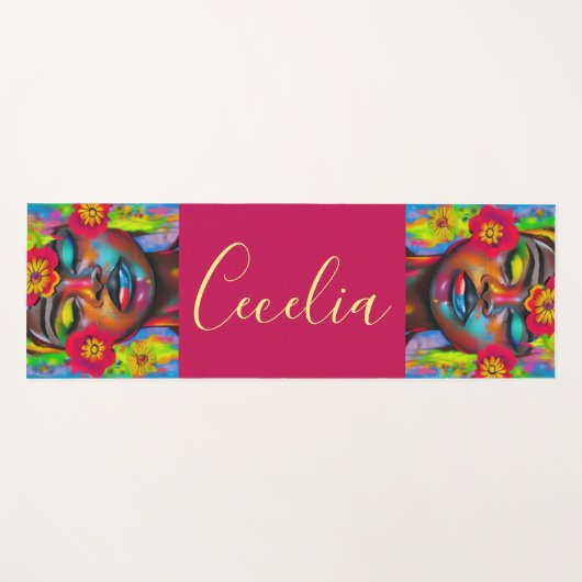 Ik vond mijn vrede yogamat (Voorkant (horizontaal))