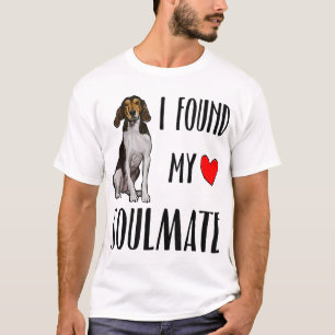 Ik vond mijn zielgenoot die Walker Coonhound Dog b T-shirt