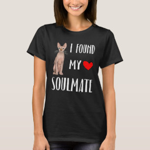 Ik vond mijn zielsverwant Sphynx Kat Beste Vriend T-shirt