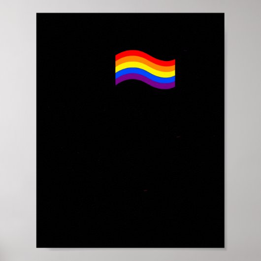 Ik Vond Uranus Regenboog Ruimteman Astronaut Poster (Voorkant)