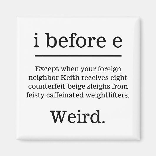 Ik voor de magneet (Voorkant)