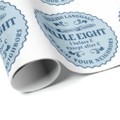 Ik voor E behalve na C Rule Funny Cadeaupapier (Rol Hoek)