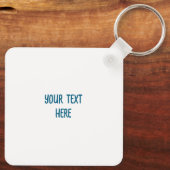 Ik voor E behalve na C Rule Funny Sleutelhanger (Achterkant)