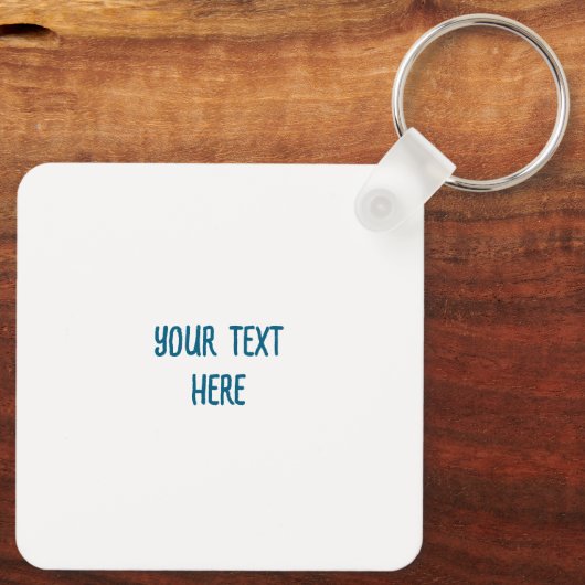 Ik voor E behalve na C Rule Funny Sleutelhanger (Achterkant)