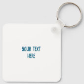 Ik voor E behalve na C Rule Funny Sleutelhanger (Achterkant)