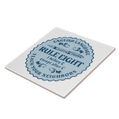 Ik voor E behalve na C Rule Funny Tegeltje (Zijkant)