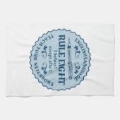 Ik voor E behalve na C Rule Funny Theedoek (Horizontaal)