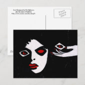 Ik voorspel een zwarte zondag briefkaart (Voorkant / Achterkant)