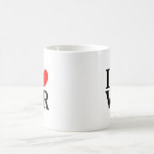 Ik ❤️ VR Ik HOU VAN VR Ik HEB VR hart Koffiemok (Center)