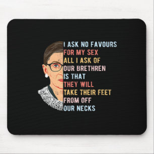 Ik vraag geen gunst voor mijn feministische vrouwe muismat