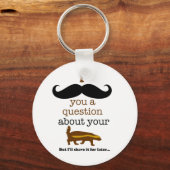 ik vraag je een vraag over je honingbadger sleutelhanger (Voorkant)