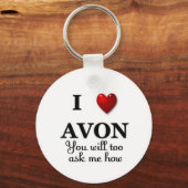 ik vraag me af hoe ik me moet afvragen sleutelhanger (Voorkant)