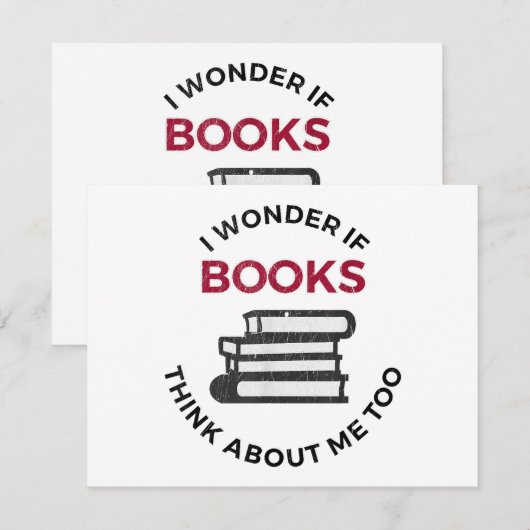 Ik vraag me af of boeken ook over mij denken - gra (Voorkant / Achterkant)