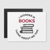 Ik vraag me af of boeken ook over mij denken - gra (Voorkant / Achterkant)