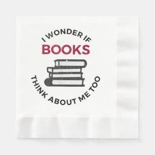 Ik vraag me af of boeken ook over mij denken - gra servet