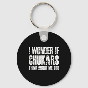 Ik vraag me af of Chukars aan mij denken te grappi Sleutelhanger