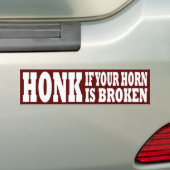 Ik vraag me af of je paard gebroken is. bumpersticker (Op auto)