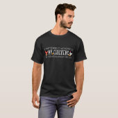 Ik vraag me af of kippentenders ook aan mij denken t-shirt (Voorkant volledig)