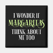 Ik vraag me af of Margaritas ook over mij denkt Magneet (Voorkant)