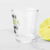 Ik vraag me af of Margaritas ook over mij denkt Shot Glas (Rechts)