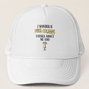 Ik vraag me af of Pina Coladas ook aan mij denkt Trucker Pet