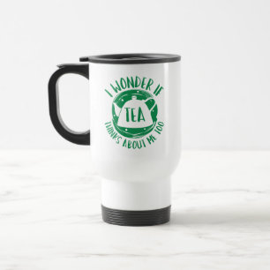 Ik vraag me af of Tea ook over mij denkt Reisbeker