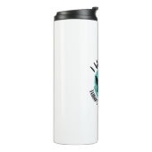 Ik vraag me af of Tea ook over mij denkt Thermosbeker (Gedraaid links)