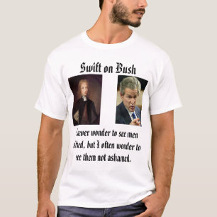 Ik vraag me nooit af of er mannen geschopt zijn, m t-shirt