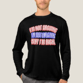Ik vraag niet Tri-Blend shirt (Voorkant volledig)