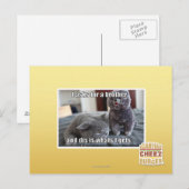 Ik vraag om een broer briefkaart (Voorkant / Achterkant)