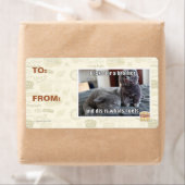 Ik vraag om een broer etiket (Insitu)