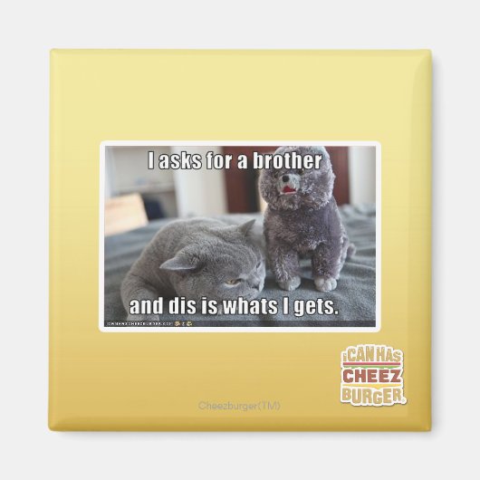 Ik vraag om een broer magneet (Voorkant)