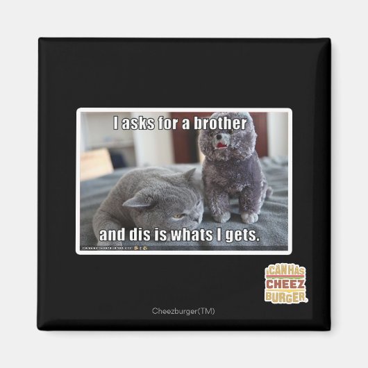 Ik vraag om een broer magneet (Voorkant)