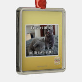 Ik vraag om een broer metalen ornament (Rechts)