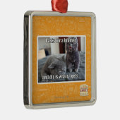 Ik vraag om een broer metalen ornament (Rechts)