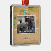 Ik vraag om een broer metalen ornament (Rechts)