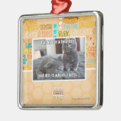 Ik vraag om een broer metalen ornament (Links)