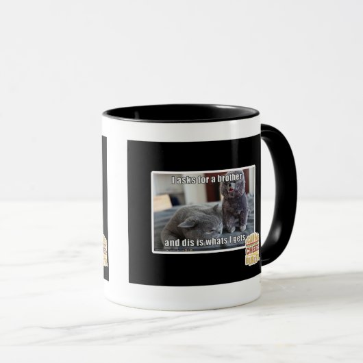 Ik vraag om een broer mok (Voorkant rechts)