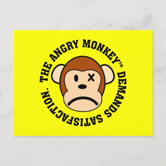 Ik vraag om tevredenheid briefkaart (Voorkant)