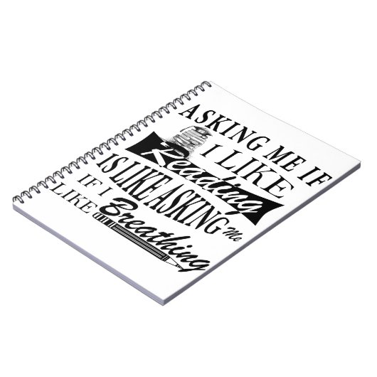 Ik vragen of ik zin heb in lezen is als vragen ste notitieboek (Linkerzijde)