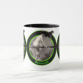 Ik vrees geen man en slechts één vrouw ... mok (Midden)