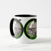 Ik vrees geen man en slechts één vrouw ... mok (Voorkant links)