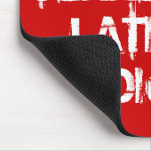 Ik vrees niets!  Ik spreek Latijn! Muismat (Hoek)