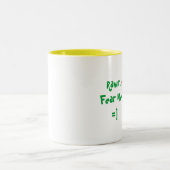 Ik vrees tweekleurige koffiemok (Center)