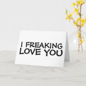 IK VREES VAN JE WENSKAARTEN KAART (Gele Bloem)