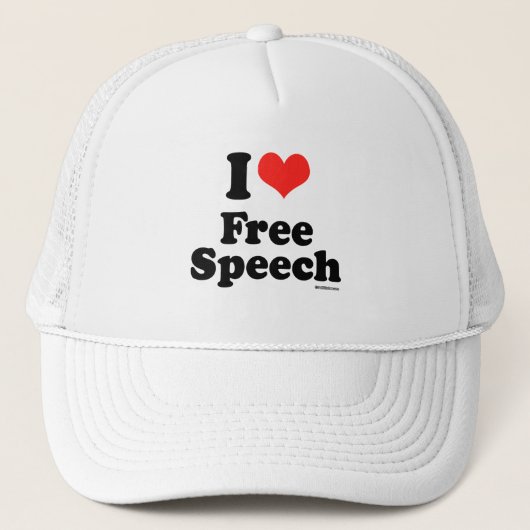 IK VRIJE SPEECH TRUCKER PET (Voorkant)