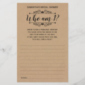 Ik Vrijgezellenfeest Rustic game Kaart (Voorkant)